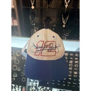 Signed Jeremy Mayfield #12 Nascar hat made by KC Mobil Racing